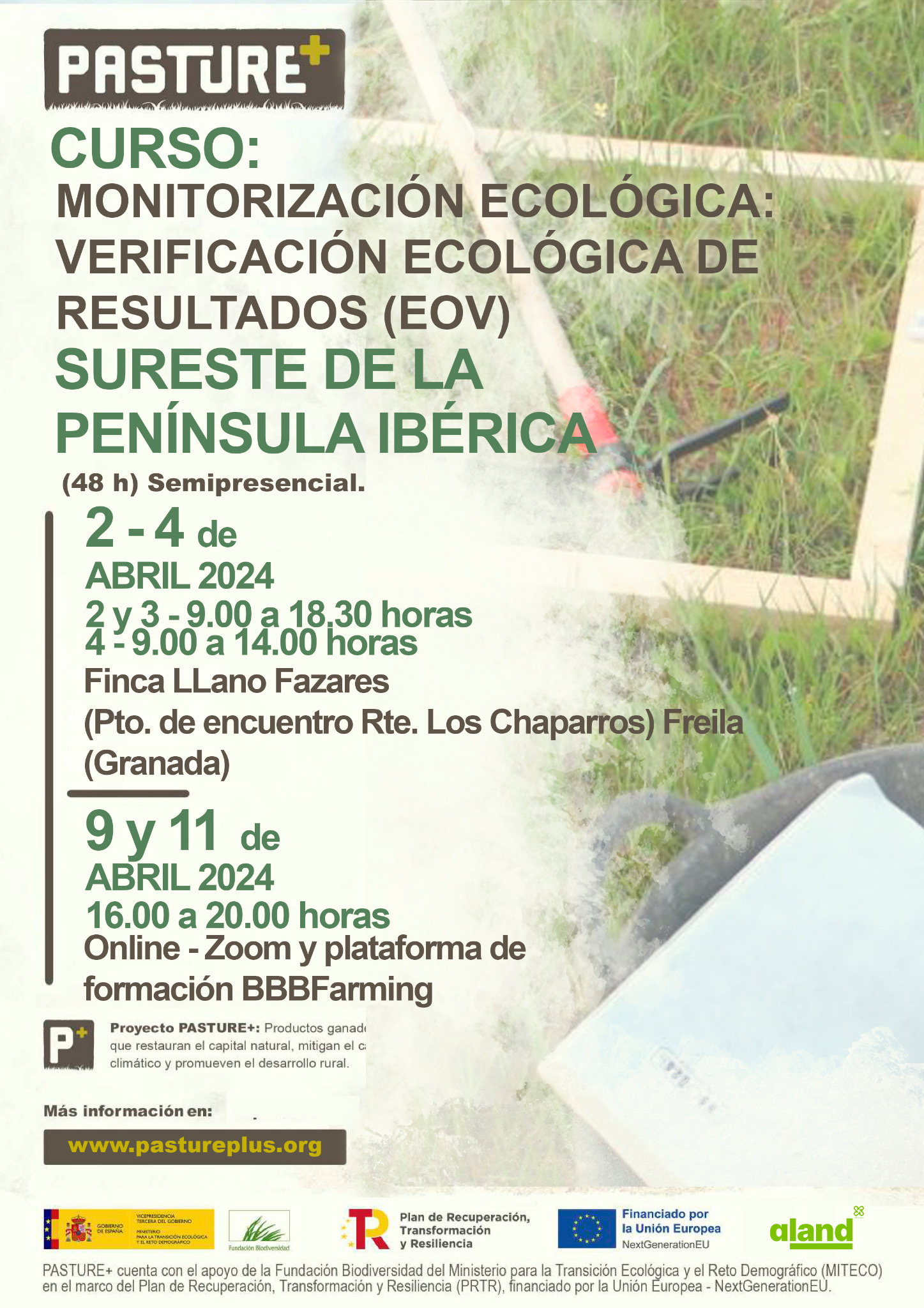 Curso: Monitorización ecológica: Verificación ecológica de resultados (EOV)