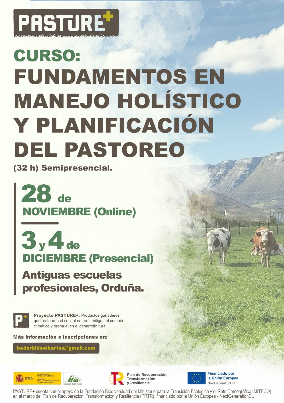 Curso: Fundamentos en manejo holístico y planificación del pastoreo
